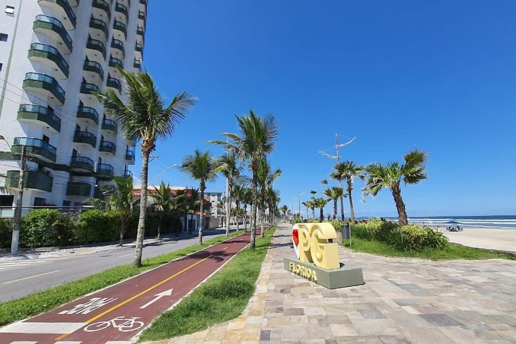Apartamento Frente Para O Mar 6 Pessoas Com Estacionamento Praia Grande  Eksteriør bilde